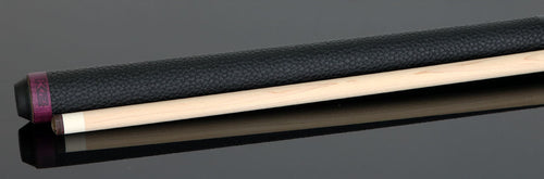 K2 KLCPL Pool Cue with Leather Wrap - Matte Purple-Stained Maple with 12.50mm LD Shaft 2