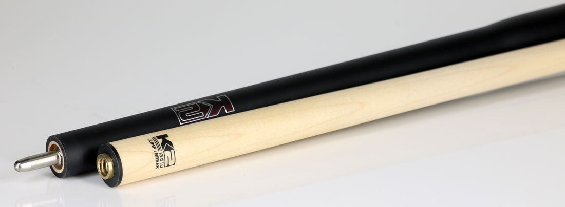 K2 KLJBBG 5 in 1 Break/Jump Cue - Burgundy with Sport Grip Wrap