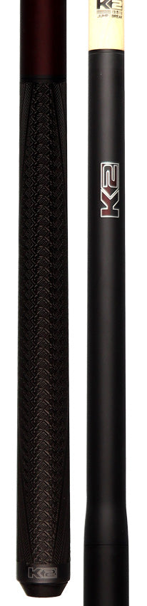 K2 KLJBBG 5 in 1 Break/Jump Cue - Burgundy with Sport Grip Wrap