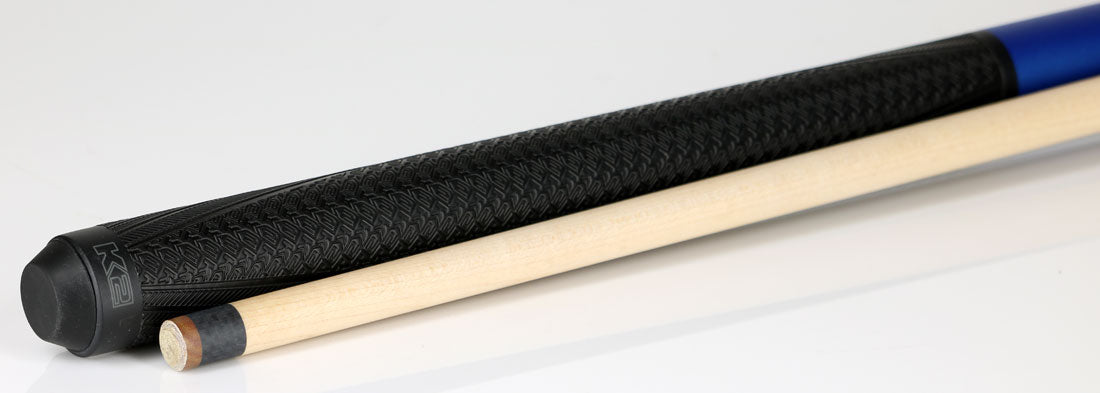 K2 KLJBBL 5 in 1 Break/Jump Cue - Blue with Sport Grip Wrap