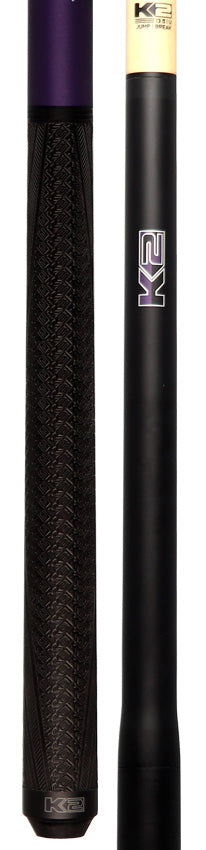 K2 KLJBPL 5 in 1 Break/Jump Cue - Purple with Sport Grip Wrap