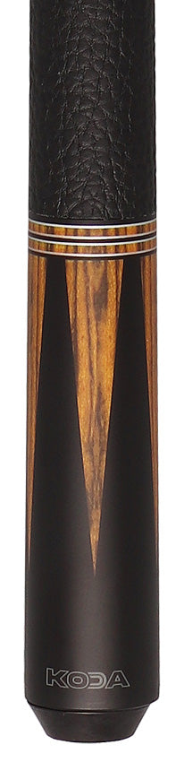 K2 KLSE10 Pool Cue - 6 Point Black and Bocote with 12.5mm LD Shaft