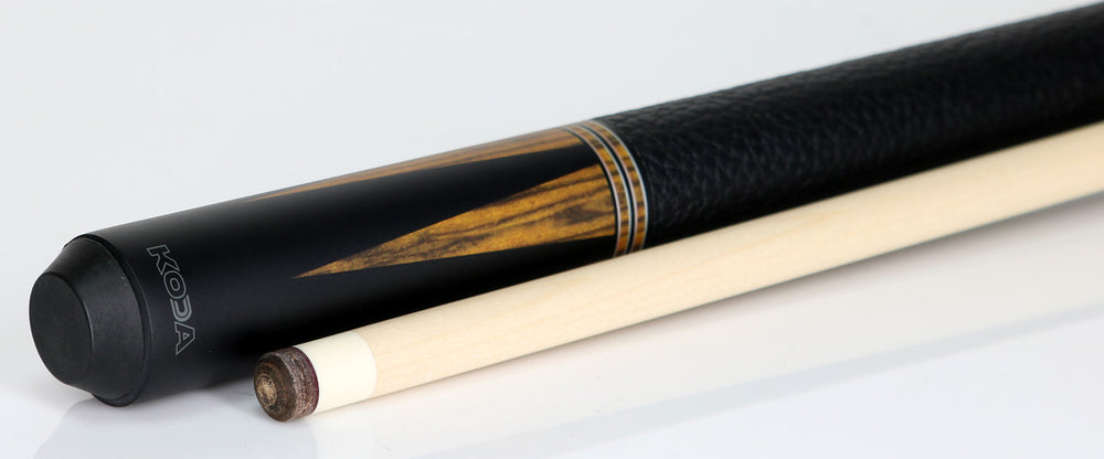 K2 KLSE10 Pool Cue - 6 Point Black and Bocote with 12.5mm LD Shaft