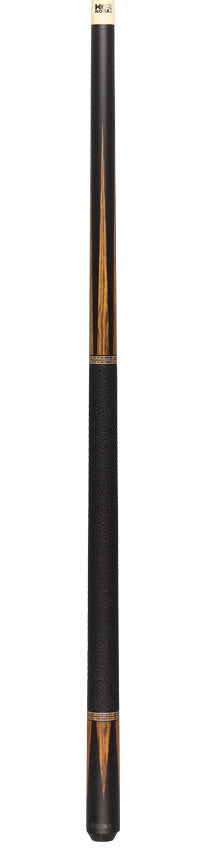 K2 KLSE10 Pool Cue - 6 Point Black and Bocote with 12.5mm LD Shaft