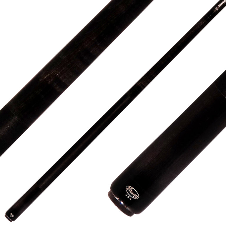 Viking Kayano Series Play Smoke Gray Stain Pool Cue with 12.5mm Siege Carbon Fiber Play Shaft