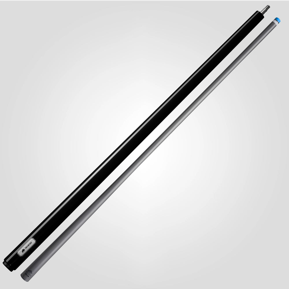 Rhino RCLUMNWBK125 Luminax Series No Wrap Pool Stick - Jet Black