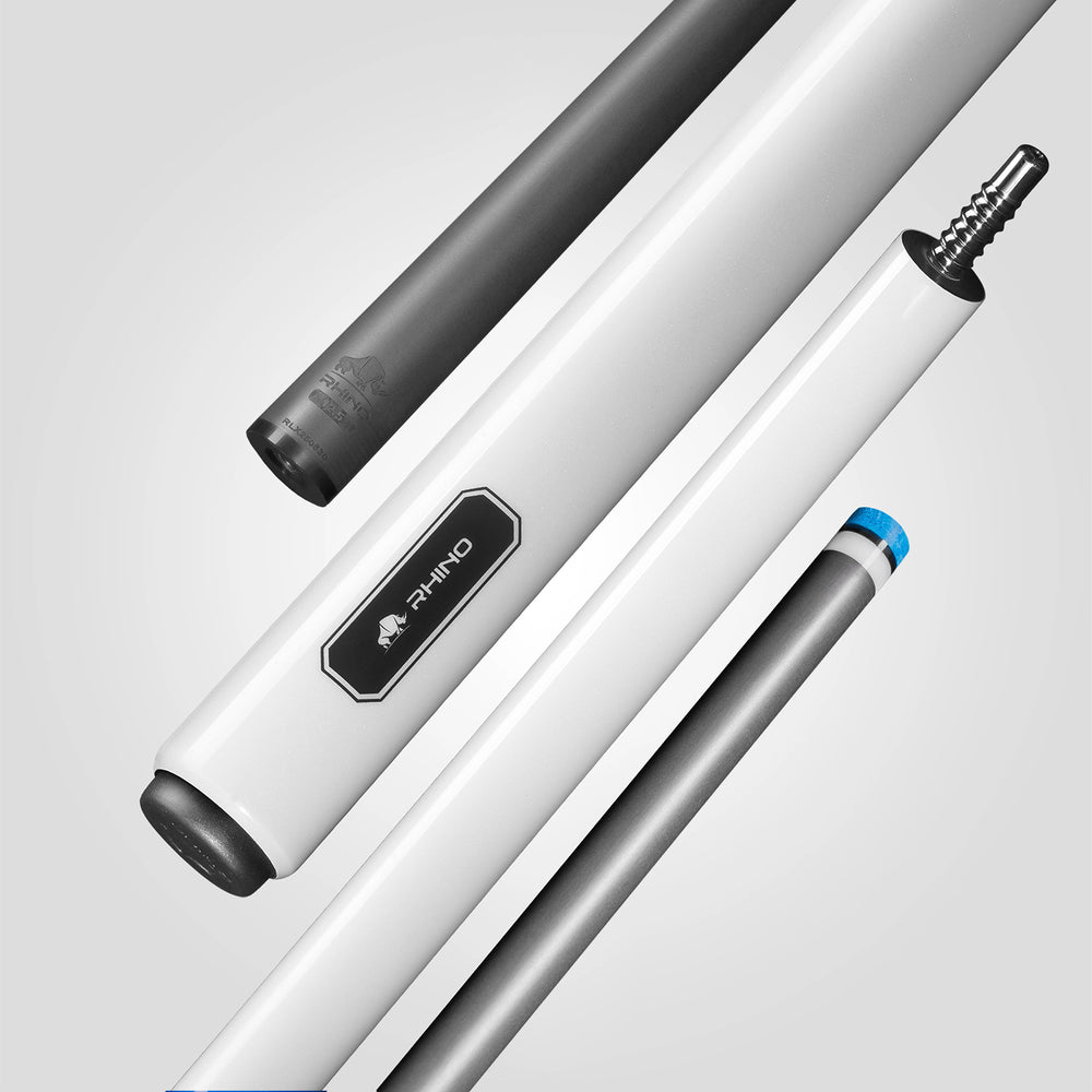 Rhino RCLUMNWWH125 Luminax Series No Wrap Pool Stick - White Pearl