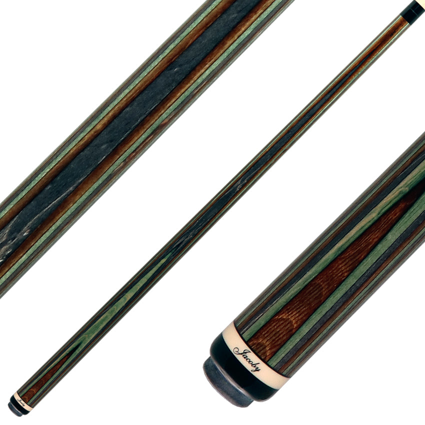 Jacoby Element Earth Laminated Pool Cue - JACLAMEARTH