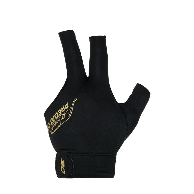 Predator 30th Edition Black and Gold Second Skin Pool Cue Glove