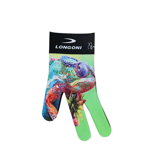 Longoni Left Hand Billiard Glove - Chameleon 1