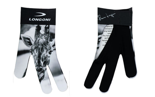 Longoni Left Hand Billiard Glove - Giraffe 2