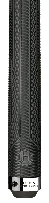 Lucasi Hybrid LHC13 Pool Cue - Matte White with Sport G5 Grip Wrap