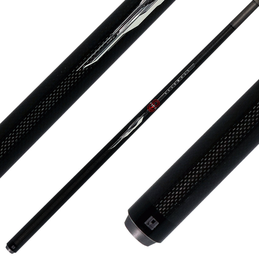 Little Monster LMBRK89NW3KBK 3K Black Carbon Weave Break Cue with Carbon Fiber Shaft