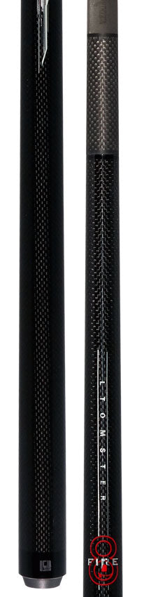 Little Monster LMBRK89NW3KBK 3K Black Carbon Weave Break Cue with Carbon Fiber Shaft