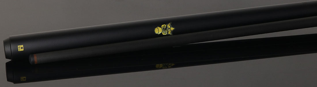 Little Monster LMBRKJMPNWBKEGG No Wrap Break/Jump Cue with Carbon Fiber Shaft - Black Egg