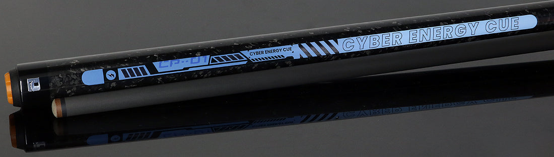 Little Monster Cyber Energy Blue No Wrap Break/Jump Cue with Carbon Fiber Shaft