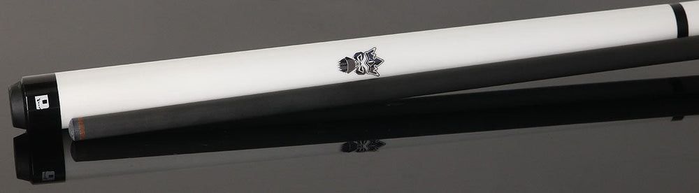 Little Monster LMBRKJMPNWWHEGG No Wrap Break/Jump Cue with Carbon Fiber Shaft - White Egg