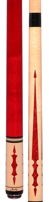 JacobyCustom MAG2RED Pool Cue - Red 5