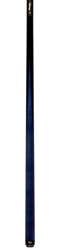 Viking Motore Series Midnight Black with 4 Blue Inlaid Points Play Cue with 12.5mm Siege Carbon Fiber Shaft 6