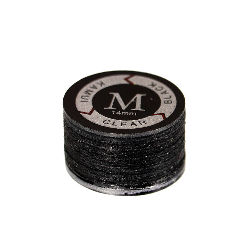 Kamui Clear Black Laminated Leather Pool Cue Tips