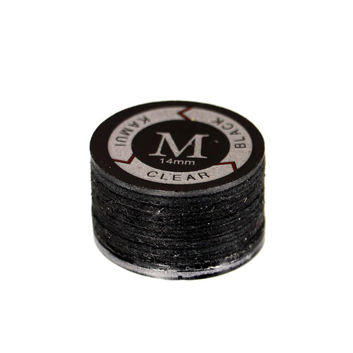 Kamui Clear Black Laminated Leather Pool Cue Tips 4