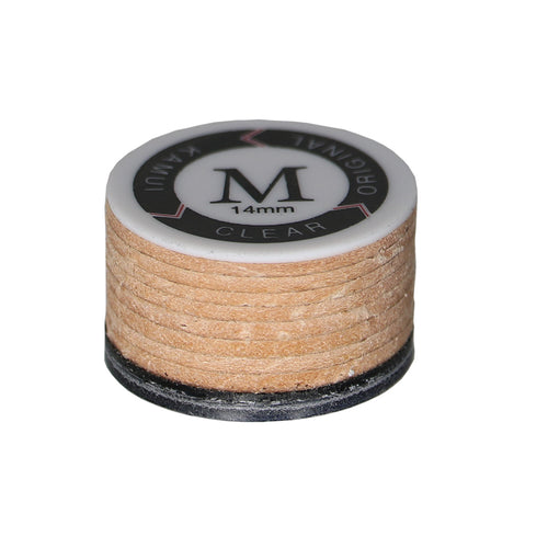 Kamui Clear Tan Laminated Leather Pool Cue Tips 4