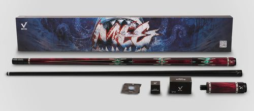 EVO MEG Crimson Jaw No Wrap Pool Cue Maxbing Edition 3