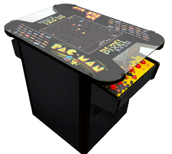 Pac-Man Pixel Bash Arcade Cocktail Black