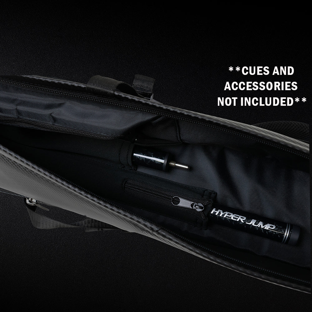 TACTiQ Nexus Series 4X5 Hybrid Soft Cue Case - Black/Gray
