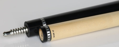 O'Min OM-N02 Pool Cue - Ebony with Bocote Wrap Section 4