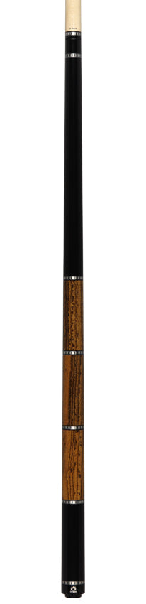 O'Min OM-N02 Pool Cue - Ebony with Bocote Wrap Section 6