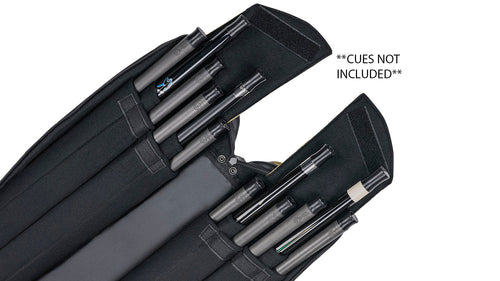 Predator Roadline 30th Anniversary C48BLKGLDS 4x8 Butterfly Soft Pool Cue Case - Black and Gold 4