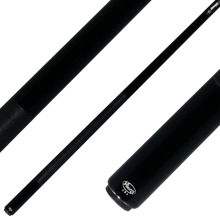 Viking Ovation Series Midnight Black Stained Maple Play Cue with 12.5mm Siege Carbon Fiber Shaft