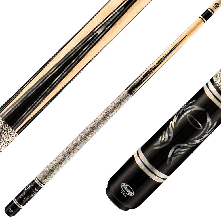Viking OV0500 Ovation Series Play Cue - Khaki Stained Maple with Silver Pearl Angel Inlays