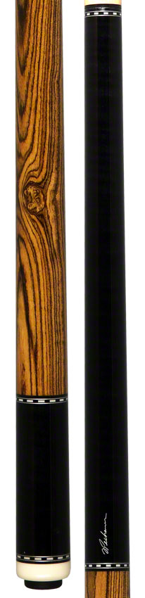 J Pechauer P05R Pro Series Pool Cue - Ebony Stain with Bocote