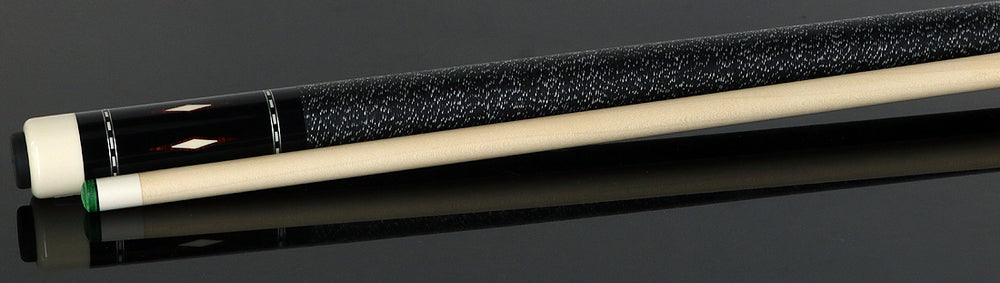 J Pechauer P14R Pro Series Pool Cue - Maple with Black Points and Cocobolo Inlays