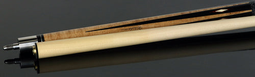 J Pechauer P14R Pro Series Pool Cue - Maple with Black Points and Cocobolo Inlays 4