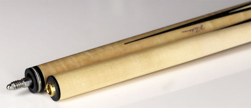 J Pechauer P22N Pro Series Pool Cue - Maple with Sim. Ebony and Gold Vein Inlays 4