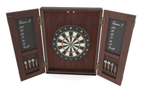 Presidential Billiards Rustic Dartboard Cabinet