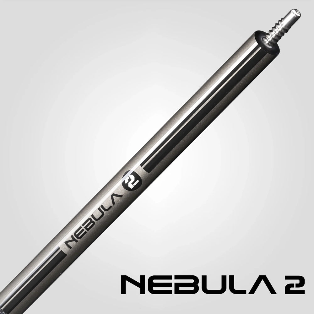Rhino RCNEB2SWGY Nebula 2 Pool Cue with Sport Wrap - Charcoal Gray