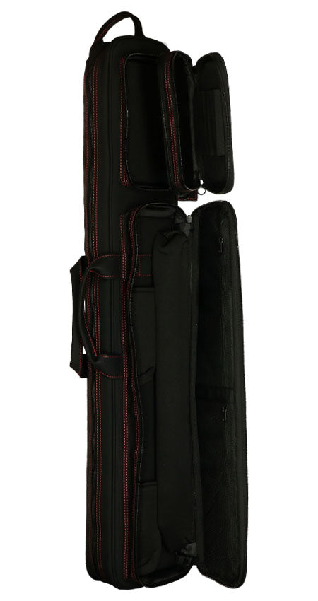Jacoby Silver Fox 2.0 Butterfly 4x8 Soft Cue Case - Red 4