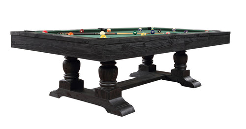 Phoenix 8 Foot Pool Table Black Oak 1