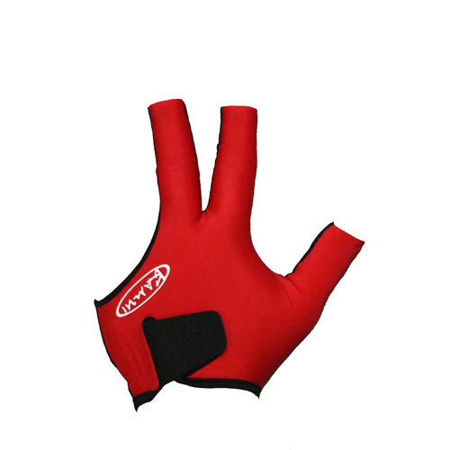 Kamui Quick Dry Red Billiard Glove - Left Hand 1