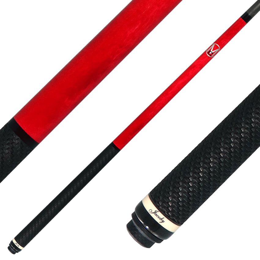 Jacoby JACMCSGRED Custom Red Monster Crush Break Cue with Sport Grip