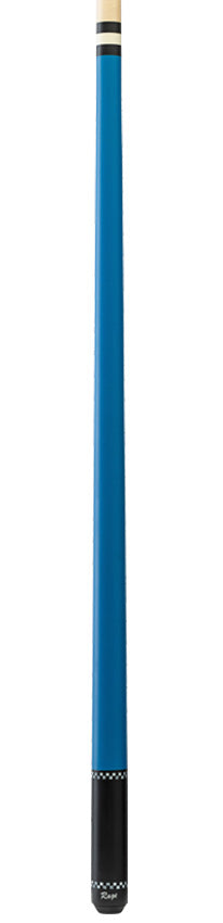 Rage RG03 Wrapless Pool Cue - Highway Blue with Checkers