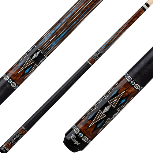 Rage RG220 Pool Cue - Almond Central 1