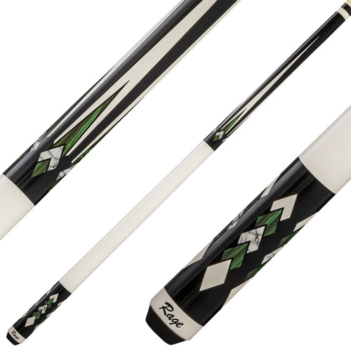 Rage RG221 Pool Cue - Green Cascades 1