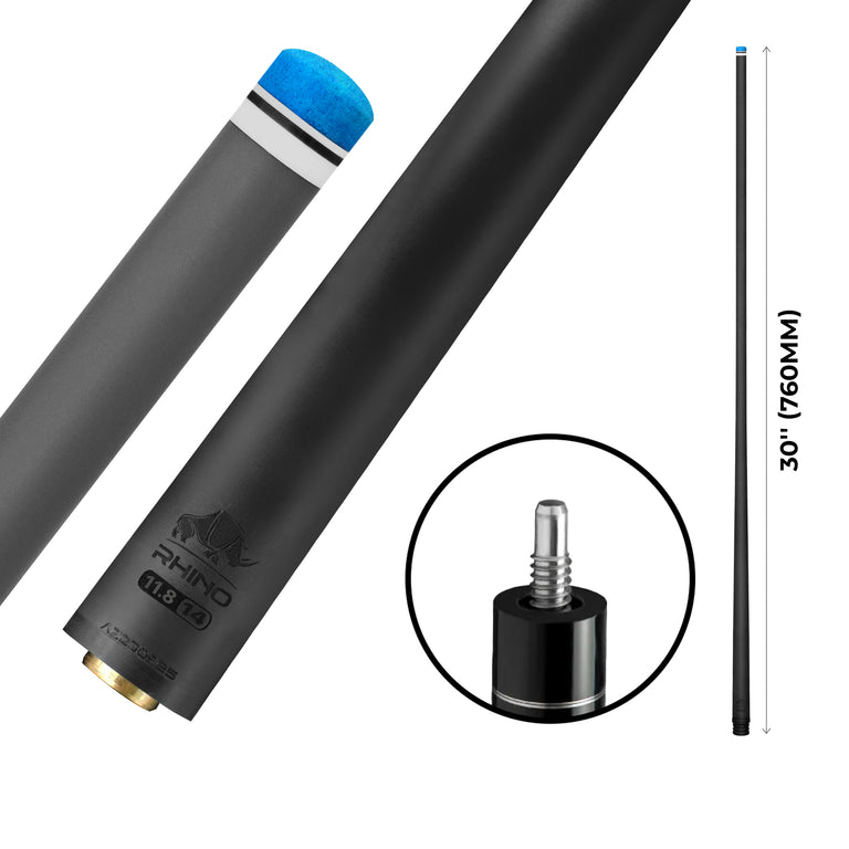 Rhino - 30" - 5/16 x 14 Carbon Pool Cue Play Shaft