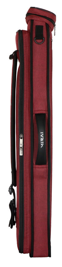 Mirai MRIS35BG 3x5 Burgundy Hybrid Soft Pool Cue Case