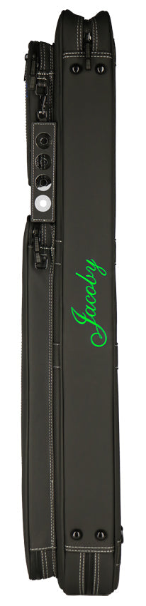 Jacoby JCSFB4X8GRNV1 Silver Fox Butterfly 4x8 Soft Pool Cue Case - Green